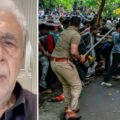Bollywood actor Naseeruddin Shah reacts to police action against student protesters in New Delhi.