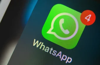 WhatsApp Web displaying a PDF document with Adobe Acrobat integration.