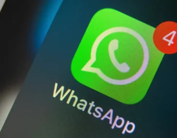WhatsApp Web displaying a PDF document with Adobe Acrobat integration.